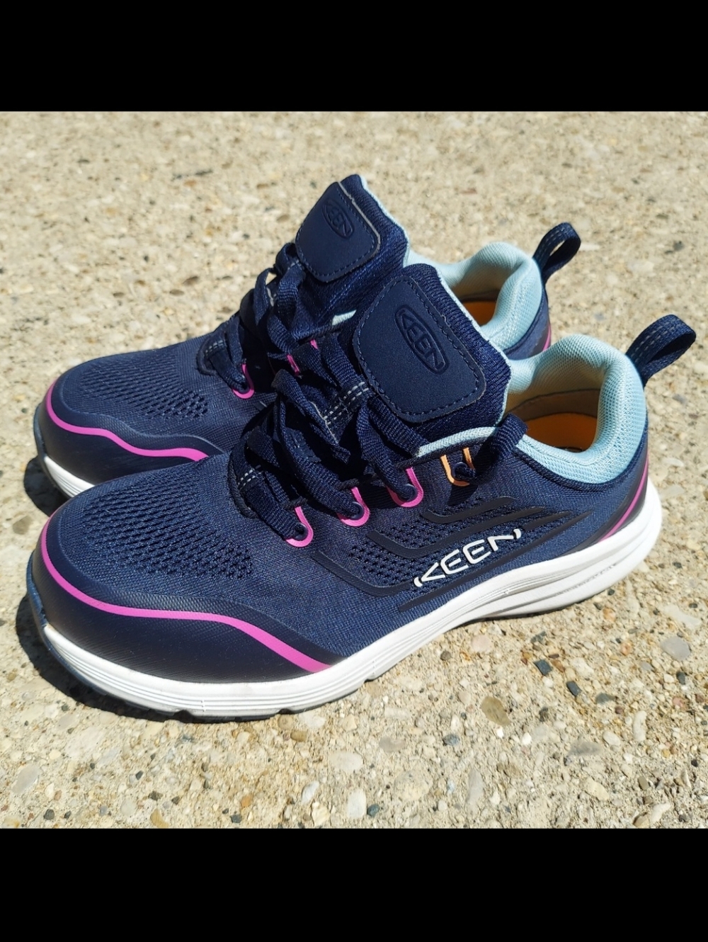 Like New KEEN Women's Utility Minneapolis Composite Toe Work Sneakers, Size 8.5W